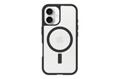 Puhelin - Kannet ja kotelot - OtterBox React MagSafe Apple iPhone 16 Black Crystal - clear/black - 77-96243