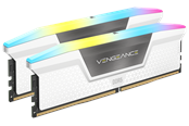 RAM - Corsair Vengeance RGB DDR5-6000 - 32GB - CL30 - Dual Channel (2 pcs) - AMD EXPO & Intel XMP - Valkoinen RGB - CMH32GX5M2B6000Z30W