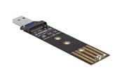 Kovalevyt - lisätarvikkeet - DeLOCK Interface Adapter - M.2 Card (PCIe NVMe & SATA) - USB 3.2 (Gen 2) - 64197