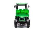 Sähköauto - Azeno Farmer Excavator 24V nahkaistuimella ja vaunulla - 6951354