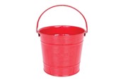 Ulkoleikit - Bigjigs Red Metal Bucket - BJ296