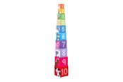 Vauva- ja taaperolelut - Bigjigs Farm Stacking Tower 10 pcs. - BJ696