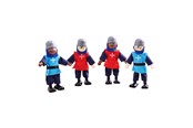 Puulelut - Bigjigs Wooden Medieval Knights 4pcs. - JT162