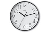 Sisustus - Hama 'Salina' Wall Clock Ø 22 cm Black - 00185866