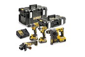 Työkalut - Dewalt DCK422P3-QW 18V XR Brushless 4 Piece Kit - 3 X 5Ah - DCK422P3-QW