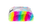 Lisätarvikkeet kouluun - LG-Imports Fluffy Rainbow Pencil Case - 0052