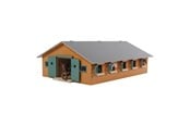 Puulelut - Kids Globe - Horse Stable Wood With 9 Horse Stalls 1:32 - 610544