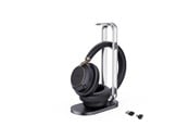 Kuulokkeet - Yealink BH76 Plus with Charging Stand - Teams Black - USB-C/A - 1208699