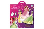 Luovat leikit - Creative Craft Group - Scratch Art Stickers - Disney Princess 6 pcs. - 045200