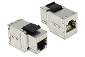 Lisätarvikkeet - DeLOCK Keystone Module RJ45 jack > RJ45 jack Cat.6A - 86166