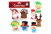 Luovat leikit - Wins Holland - Make your own Felt Finger Puppets Christmas 4 pcs - KN2171