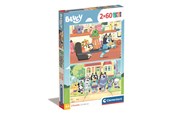 Palapelit - Clementoni Jigsaw Puzzle Super Color Bluey 2x60pcs. Lattia - 24813