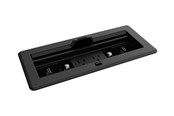 Lisätarvikkeet - Crestron Electronics Crestron FlipTop FT2 Series flush mount box (horizontal) - 1200 size mechanical pass-through lid - FT2-1200-MECH-PTL-B