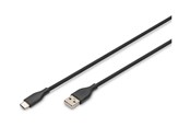 USB kaapelit - DIGITUS - USB-C cable - USB to 24 pin USB-C - 1 m - AK-300340-010-S