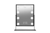 Meikkipeilit - Gillian Jones Makeup Artist Mirror w. 9 strong LED bulb - Black - 10264-00
