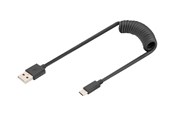 USB kaapelit - DIGITUS - USB-C cable - USB to 24 pin USB-C - 1 m - AK-300430-006-S