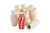 Luovat leikit - Colorations - Decorate your own Ceramic Vase Set of 12 - CHMINIVA