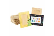 Rakennussarjat - Colorations - Decorate your own Wooden Photo Frame Set of 12 - CHWDFRM