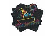 Luovat leikit - Colorations - Scratch Card Rainbow Colors Set of 100 - CHSDBOAR