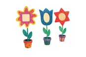 Luovat leikit - Colorations - Wooden Flower Pot Photo Frame Set of 12 - CHFLFRM