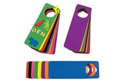Luovat leikit - Colorations - Decorate your own Foam Door Hanger Set of 24 - CHDOORS