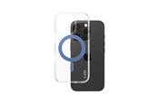 Puhelin - Kannet ja kotelot - CARE by PanzerGlass Feature Case Transparent w. Blue Kickstand & MagSafe iPhone 16 Pro - PANZER1317