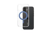 Puhelin - Kannet ja kotelot - CARE by PanzerGlass Feature Case Transparent w. Blue Kickstand & MagSafe iPhone 16 - PANZER1316