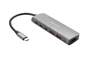 Telakointiasemat - Sandberg USB-C Dock HDMI + 2xUSB-A + 2xUSB-C + PD100W - 136-65
