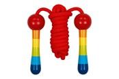 Ulkoleikit - Goki - Wooden Jump Rope Rainbow 200cm - 63887