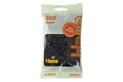 Luovat leikit - Hama Iron-on Beads - Black 1000 pcs - 190-018