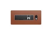 Lisävarusteet hiirelle ja näppäimistölle - Satechi Vegan-Leather Premium Desk Mat - Brown - ST-LPDMN
