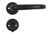 Kannakkeet & Saranat  - Home>it HOME It® door handle set for exterior door with 3 keys matt black - 13372