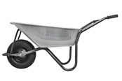 Työkalupakit & Säilytysjärjestelmät - Home>it Home it® builder’s wheelbarrow with pneumatic rubber wheel and hammered finish 110 litres - 91811