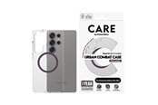 Puhelin - Kannet ja kotelot - CARE by PanzerGlass Flagship Case Transparent Urban Combat w. Plum Purple QI Compatible Samsung Galaxy S25 Ultra - CRRFUTCG38488