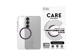 Puhelin - Kannet ja kotelot - CARE by PanzerGlass Flagship Case Transparent Urban Combat w. Plum Purple QI Compatible Samsung Galaxy S25 - CRRFUTCG38388