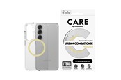 Puhelin - Kannet ja kotelot - CARE by PanzerGlass Flagship Case Transparent Urban Combat w. Chardonnay QI Compatible Samsung Galaxy S25 - CRRFUOCG38388