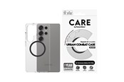 Puhelin - Kannet ja kotelot - CARE by PanzerGlass Flagship Case Transparent Urban Combat w. Black QI Compatible Samsung Galaxy S25 Ultra - CRRFUBQG38488