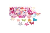 Askartelu- ja taidetarvikkeet - Colorations - Shiny Fabric Shapes 500pcs. - CHSHINYF