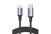 USB kaapelit - UGREEN USB-C <-> Lightning - 1m - Musta - 60759-UG