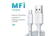 USB kaapelit - UGREEN USB-A <-> Lightning - 2m - Valkoinen - 20730-UG