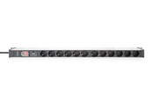 Virtakaapelit (ulkoinen) - DIGITUS 12-Port - 1U - Aluminum PDU - DN-95435