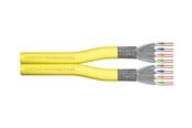 Verkkokaapelit - DIGITUS installation cable - 100 m - yellow RAL 1016 - Keltainen - 100m - DK-1743-A-VH-D-1