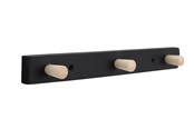 Työkalupakit & Säilytysjärjestelmät - Home>it coat rack with 3 hooks 28 cm black/natural hook beech - 12295