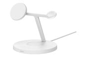 Puhelin - Adapterit & Laturit - Belkin BOOSTCHARGE PRO 3-in-1 Qi2 15w Wireless Charger W AW White - WIZ032KQWH