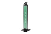 Näytön kiinnitys - Compulocks BrandMe stand - for tablet enclosure - brandable - black - with Lighting Kit - 140BLK01-UK