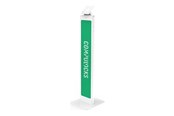 Näytön kiinnitys - Compulocks BrandMe stand - for tablet enclosure - brandable - white - with Lighting Kit - 140WLK01-EU