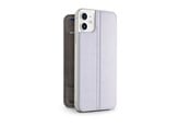 Puhelin - Kannet ja kotelot - Twelve South SurfacePad for iPhone 11 - Razor Thin nappa leather - Thistle Grey - 12-1946