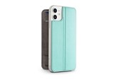 Puhelin - Kannet ja kotelot - Twelve South SurfacePad for iPhone 11 - Razor Thin nappa leather - Seafoam Green - 12-1947