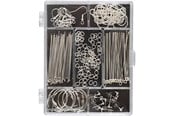 Askartelu- ja taidetarvikkeet - Creativ Company Jewellery Starter Kit - Silver-plated - 61368