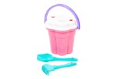Ulkoleikit - Cavallino Toys - Cavallino XL Classic Bucket Set Pink 4 pcs. - 9507WD01